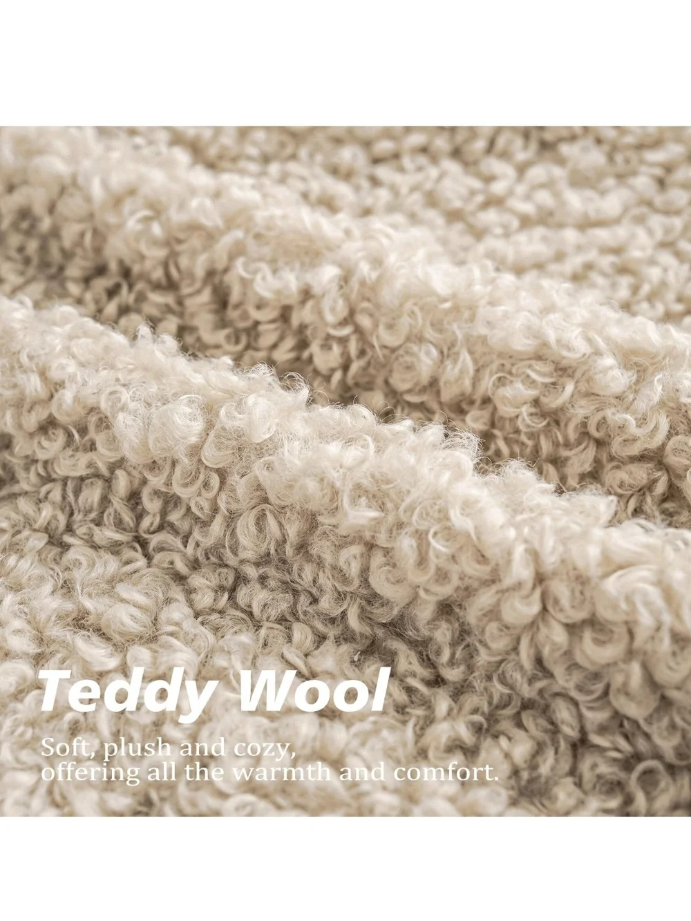 Cozy Sherpa Throw Pillows - Cream (Set Of 2)